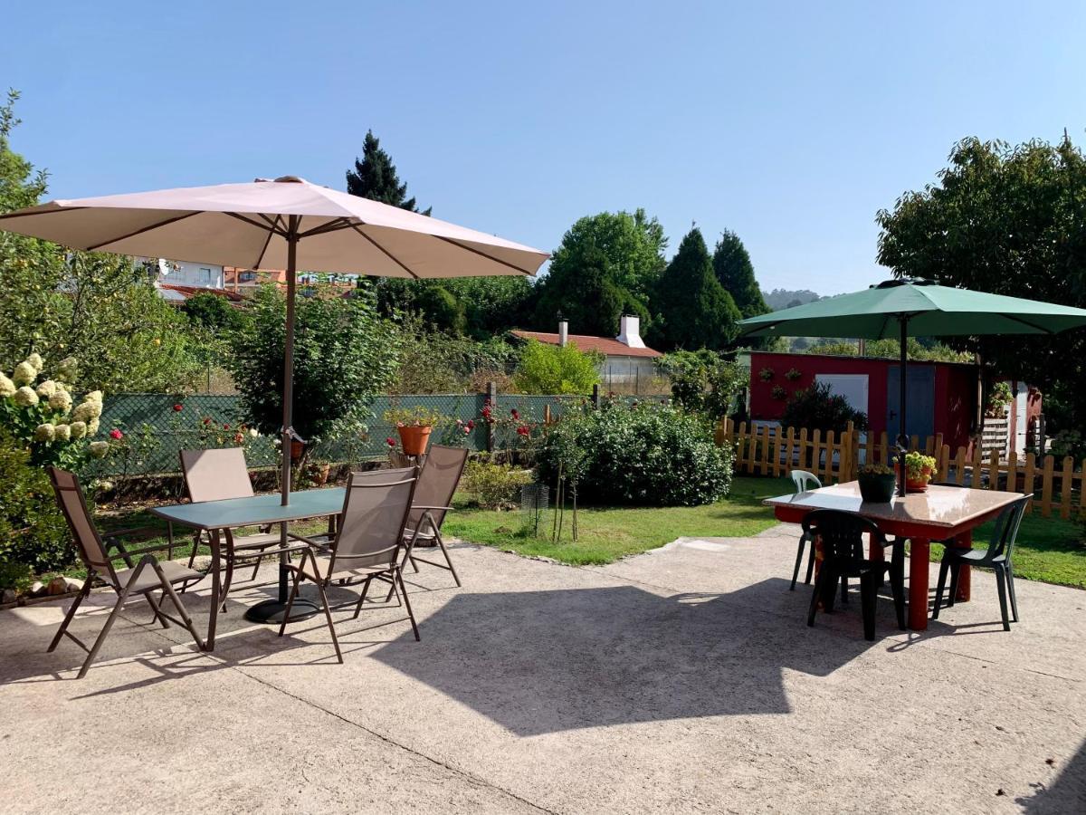 Apartament A Casa Vermella Con Jardin A 10 Minutos De Santiago De Compostela Ortono Zewnętrze zdjęcie