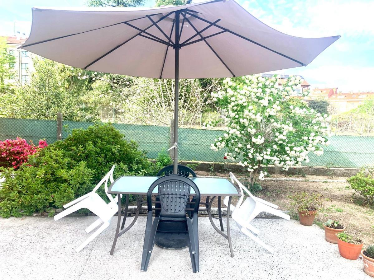 Apartament A Casa Vermella Con Jardin A 10 Minutos De Santiago De Compostela Ortono Zewnętrze zdjęcie